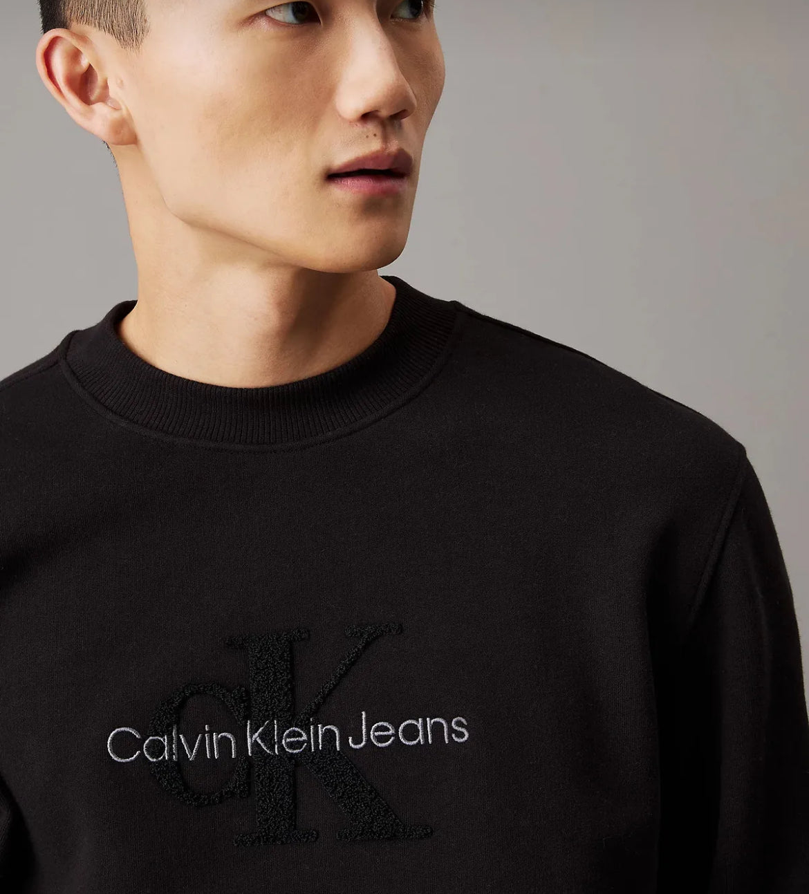 Calvin Klein Uzun Kollu Siyah Sweat