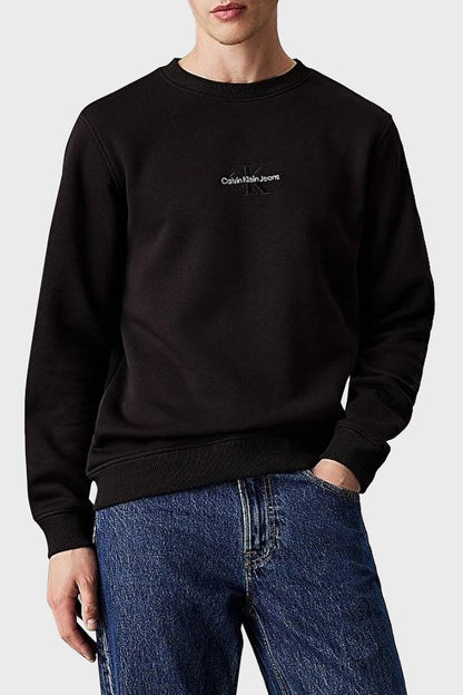 Calvin Klein Uzun Kollu Siyah Sweat