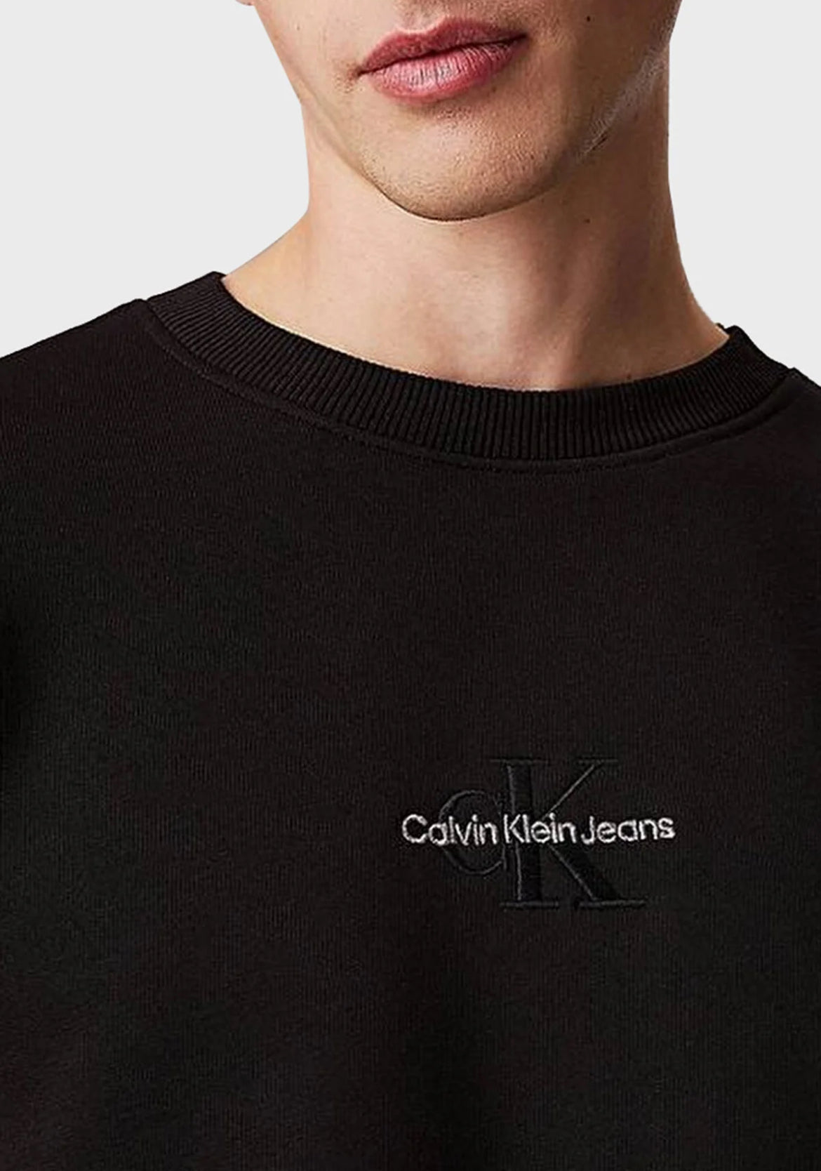 Calvin Klein Uzun Kollu Siyah Sweat