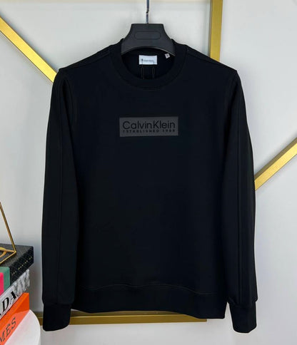 Calvin Klein Uzun Kollu Siyah Sweat