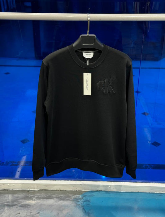 Calvin Klein Uzun Kollu Siyah Sweat