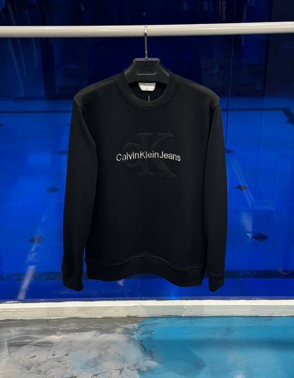 Calvin Klein Uzun Kollu Siyah Sweat