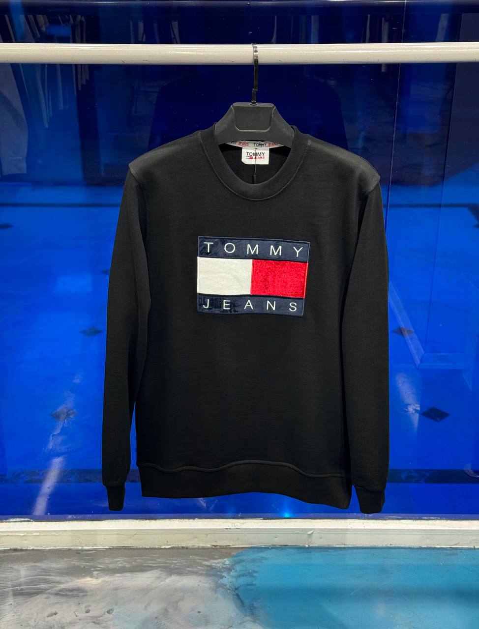 Tommy Jeans Uzun Kollu Siyah Sweat