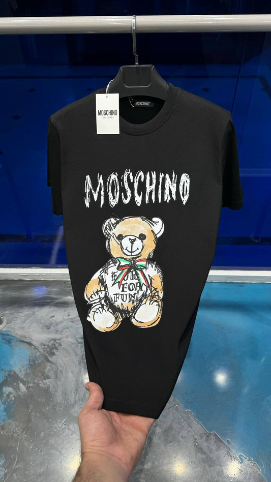 Moschino Kısa Kollu Siyah T-Shirt