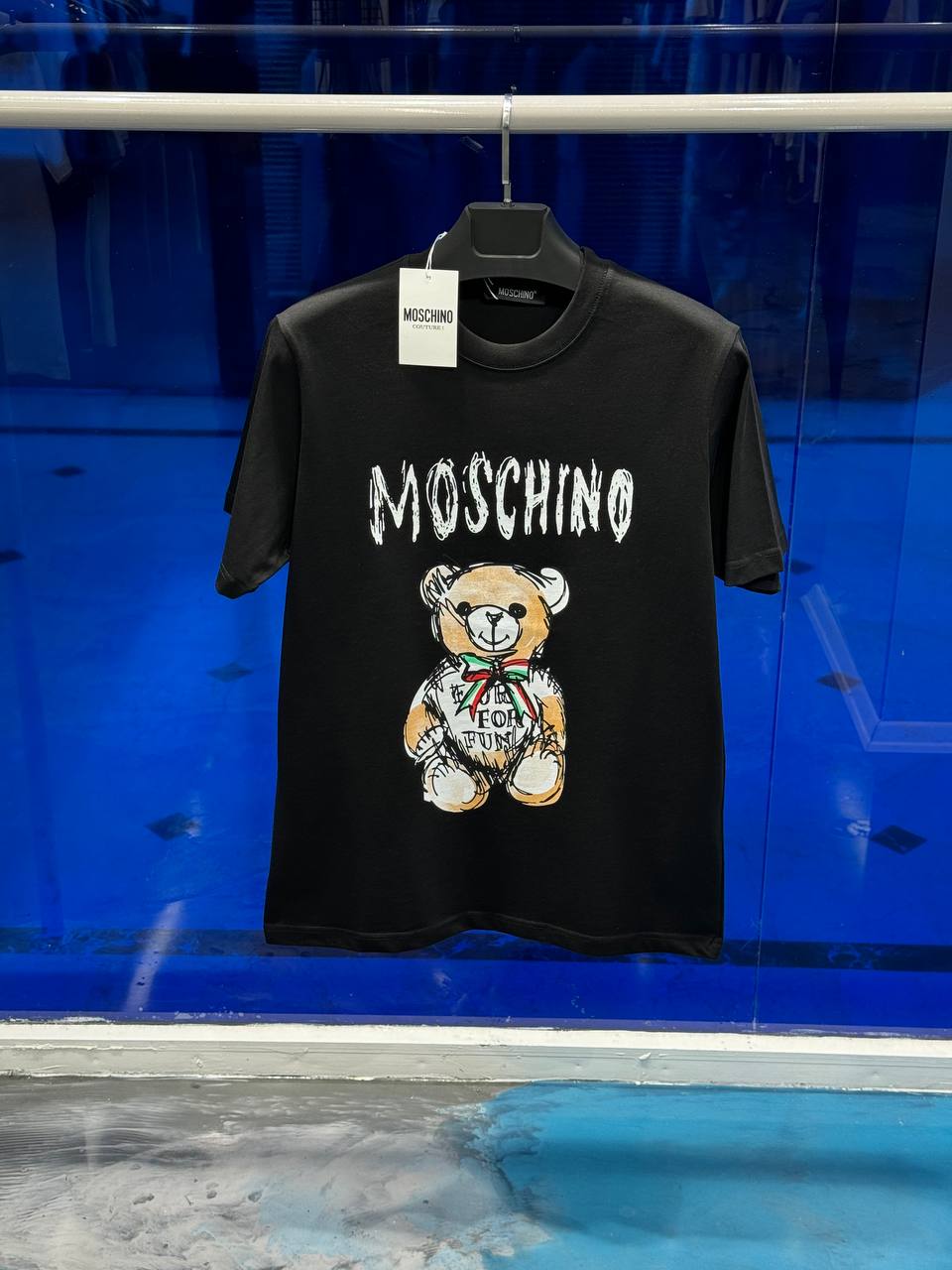 Moschino Kısa Kollu Siyah T-Shirt