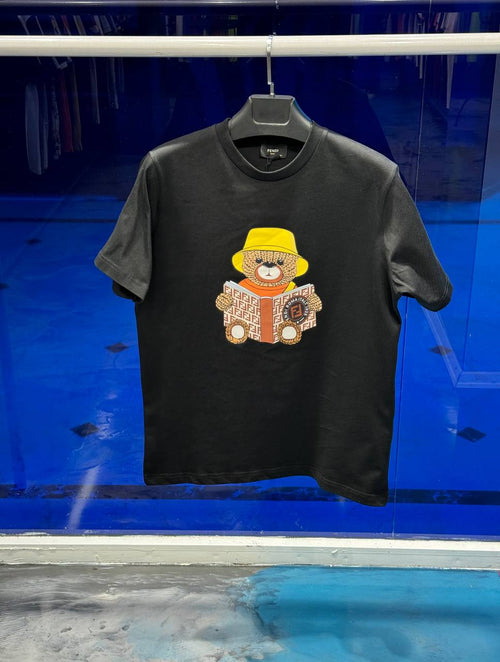 Fendi Kısa Kollu Siyah T-Shirt