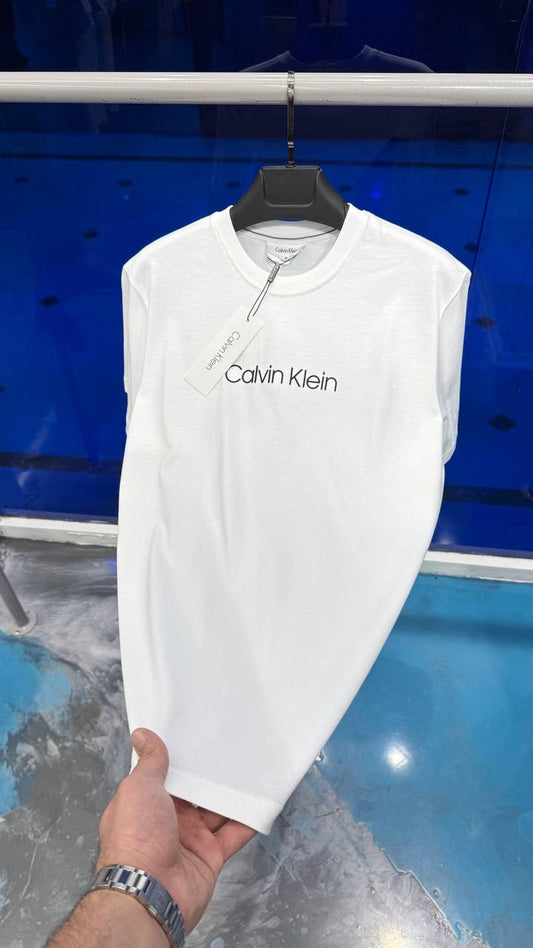 Calvin Klein Kısa Kollu Beyaz T-Shirt