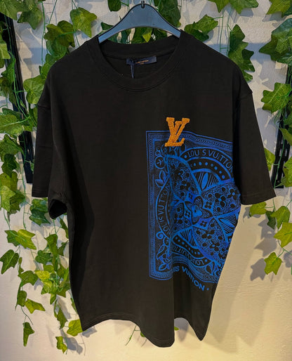 Louis Vuitton Kısa Kollu Siyah T-Shirt