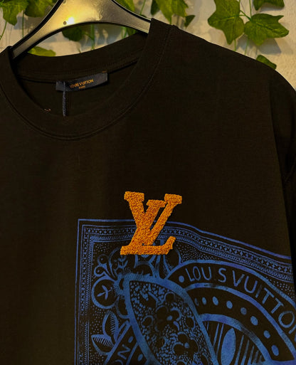 Louis Vuitton Kısa Kollu Siyah T-Shirt