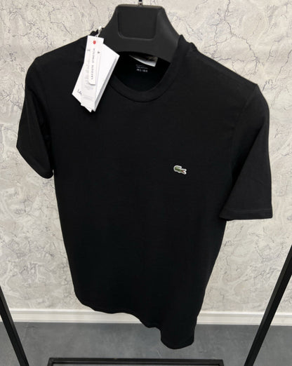 Lacoste Kısa Kollu Siyah T-Shirt