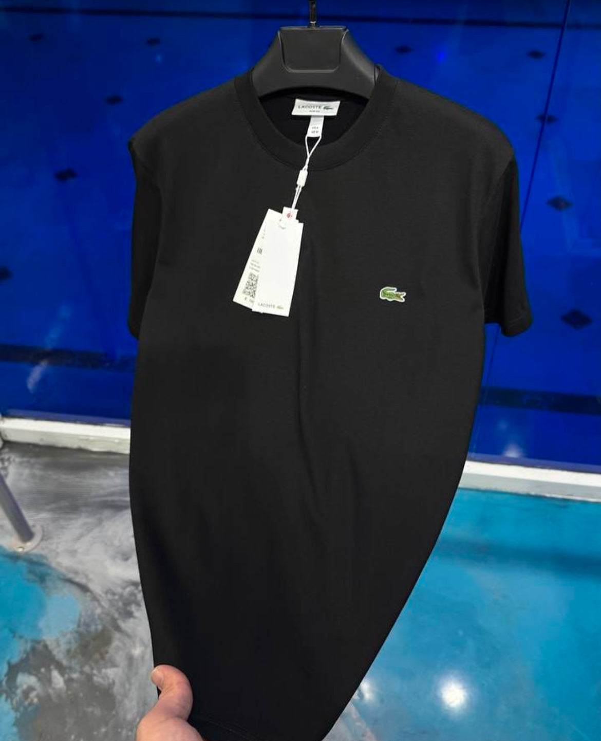 Lacoste Kısa Kollu Siyah T-Shirt