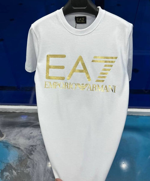 Empori Armani EA7 Kısa Kollu Beyaz T-Shirt