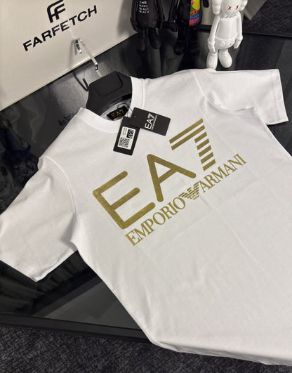 Empori Armani EA7 Kısa Kollu Beyaz T-Shirt