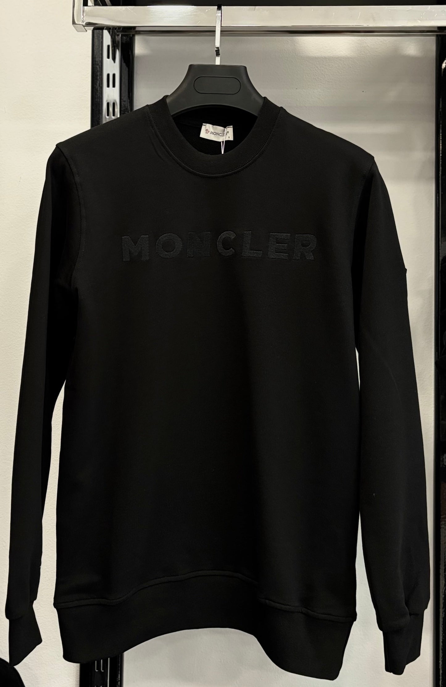 Moncler Uzun Kollu Siyah Sweat