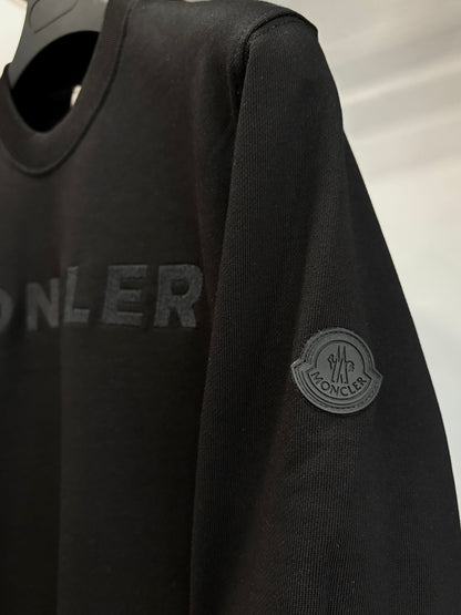 Moncler Uzun Kollu Siyah Sweat