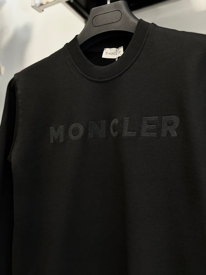 Moncler Uzun Kollu Siyah Sweat